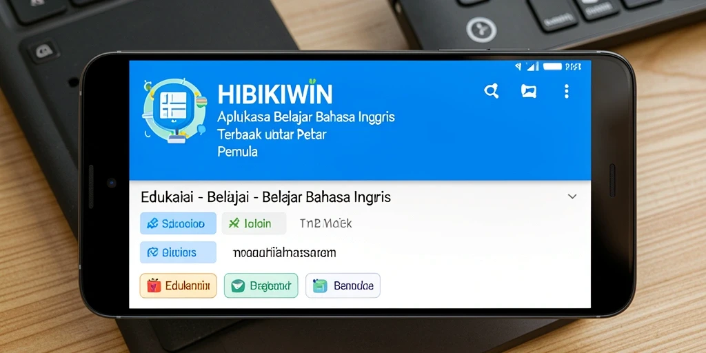 Tampilan antarmuka HIBIKIWIN yang menarik dan mudah digunakan.